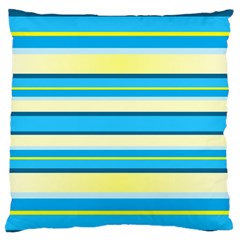 Stripes-3 Large Premium Plush Fleece Cushion Case (two Sides) by nateshop