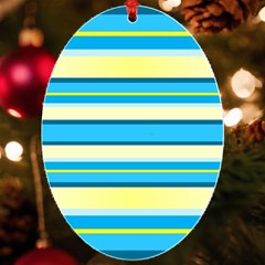 Stripes-3 Uv Print Acrylic Ornament Oval by nateshop