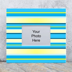 Stripes-3 White Wall Photo Frame 5  X 7  by nateshop