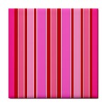 Stripes-4 Tile Coaster Front