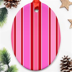 Stripes-4 Ornament (oval) by nateshop