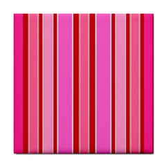 Stripes-4 Tile Coaster by nateshop