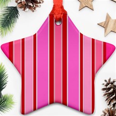 Stripes-4 Star Ornament (two Sides) by nateshop