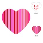 Stripes-4 Playing Cards Single Design (Heart) Front