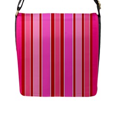 Stripes-4 Flap Closure Messenger Bag (l) by nateshop