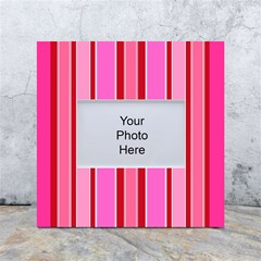 Stripes-4 White Box Photo Frame 4  X 6  by nateshop