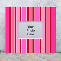 Stripes-4 White Wall Photo Frame 5  X 7  by nateshop