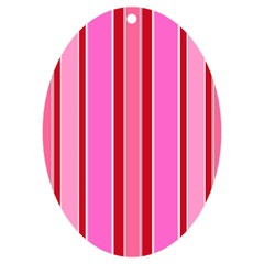 Stripes-4 Uv Print Acrylic Ornament Oval