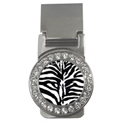 Zebra-black White Money Clips (cz)  by nateshop