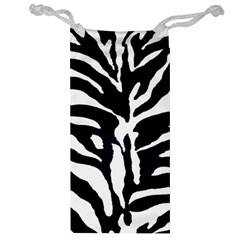 Zebra-black White Jewelry Bag by nateshop