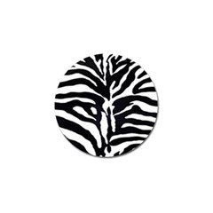 Zebra-black White Golf Ball Marker (10 Pack) by nateshop