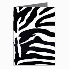 Zebra-black White Greeting Cards (pkg Of 8) by nateshop