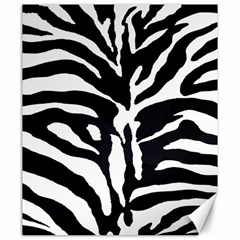 Zebra-black White Canvas 20  X 24  by nateshop