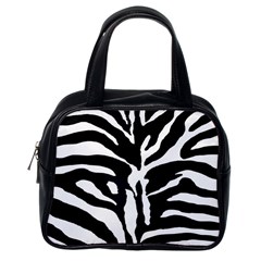 Zebra-black White Classic Handbag (one Side) by nateshop