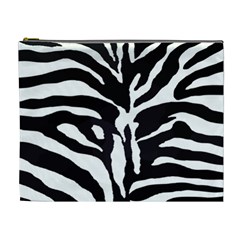 Zebra-black White Cosmetic Bag (xl) by nateshop