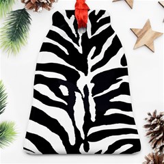 Zebra-black White Bell Ornament (two Sides) by nateshop