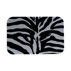 Zebra-black White Open Lid Metal Box (silver)  