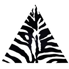 Zebra-black White Wooden Puzzle Triangle by nateshop