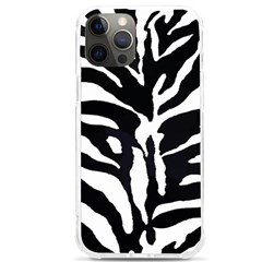 Zebra-black White Iphone 12 Pro Max Tpu Uv Print Case by nateshop