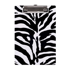 Zebra-black White A5 Acrylic Clipboard by nateshop