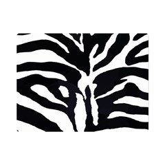 Zebra-black White Premium Plush Fleece Blanket (mini) by nateshop