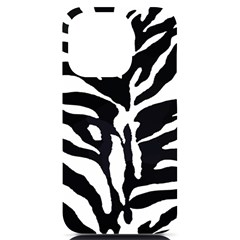 Zebra-black White Iphone 14 Pro Black Uv Print Case by nateshop