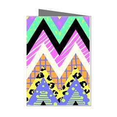 Zigzag-1 Mini Greeting Cards (pkg Of 8) by nateshop