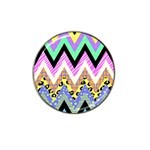 Zigzag-1 Hat Clip Ball Marker (4 pack) Front