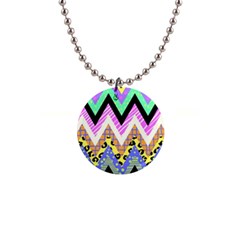 Zigzag-1 1  Button Necklace by nateshop