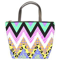 Zigzag-1 Bucket Bag by nateshop