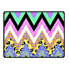 Zigzag-1 Two Sides Fleece Blanket (small) by nateshop