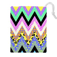 Zigzag-1 Drawstring Pouch (5xl) by nateshop