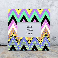 Zigzag-1 White Box Photo Frame 4  X 6  by nateshop