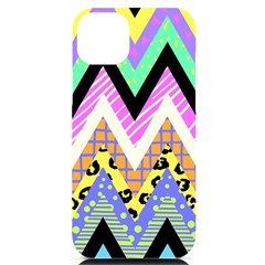 Zigzag-1 Iphone 14 Plus Black Uv Print Case by nateshop