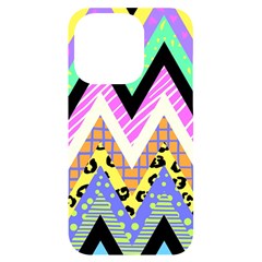 Zigzag-1 Iphone 14 Pro Black Uv Print Case by nateshop