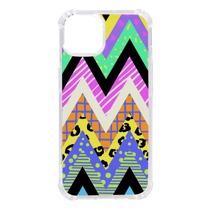 Zigzag-1 iPhone 14 TPU UV Print Case