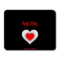 Mom And Dad, Father, Feeling, I Love You, Love Small Mousepad by nateshop