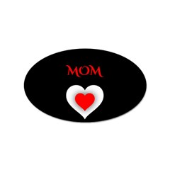 Mom And Dad, Father, Feeling, I Love You, Love Sticker (oval) by nateshop