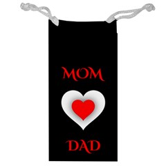 Mom And Dad, Father, Feeling, I Love You, Love Jewelry Bag by nateshop