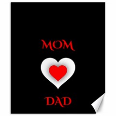 Mom And Dad, Father, Feeling, I Love You, Love Canvas 20  X 24  by nateshop