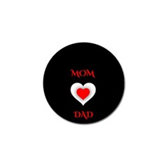 Mom And Dad, Father, Feeling, I Love You, Love Golf Ball Marker