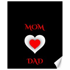 Mom And Dad, Father, Feeling, I Love You, Love Canvas 16  X 20  by nateshop