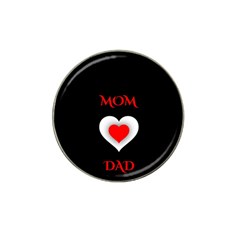 Mom And Dad, Father, Feeling, I Love You, Love Hat Clip Ball Marker