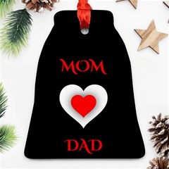 Mom And Dad, Father, Feeling, I Love You, Love Bell Ornament (two Sides)