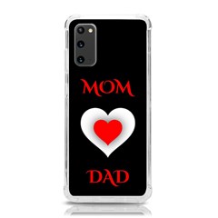 Mom And Dad, Father, Feeling, I Love You, Love Samsung Galaxy S20 6 2 Inch Tpu Uv Case by nateshop