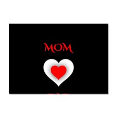 Mom And Dad, Father, Feeling, I Love You, Love Crystal Sticker (a4) by nateshop