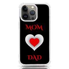 Mom And Dad, Father, Feeling, I Love You, Love Iphone 13 Pro Tpu Uv Print Case by nateshop