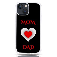 Mom And Dad, Father, Feeling, I Love You, Love Iphone 13 Mini Tpu Uv Print Case by nateshop