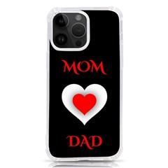 Mom And Dad, Father, Feeling, I Love You, Love Iphone 14 Pro Max Tpu Uv Print Case by nateshop