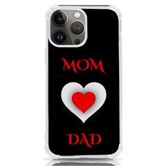 Mom And Dad, Father, Feeling, I Love You, Love Iphone 13 Pro Max Tpu Uv Print Case by nateshop